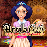 Arab Girls Dress-Up - Salon Makeup