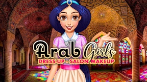 Image for Arab Girls Dress-Up - Salon Makeup