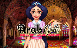 Arab Girls Dress-up - Salon Makeup game cover