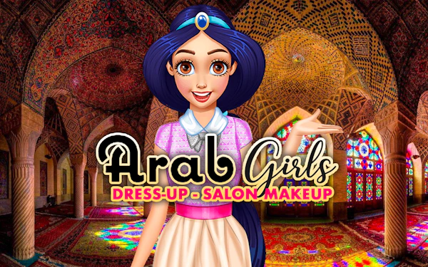 Arab Girls Dress-Up – Salon Makeup
