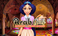 Arab Girls Dress-Up - Salon Makeup