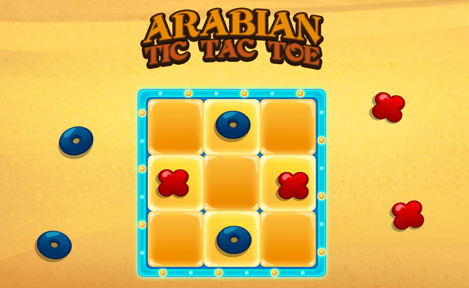 Arabian TicTacToe — free online board game on Glaze Games