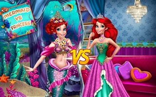 Ariel Mermaid Vs Princess game cover