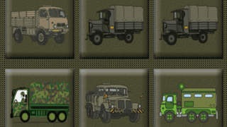 Army Trucks Memory game cover