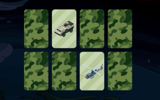 Army Vehicles And Aircraft Memory game cover