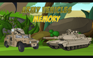 Army Vehicles Memory game cover