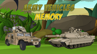Army Vehicles Memory game cover