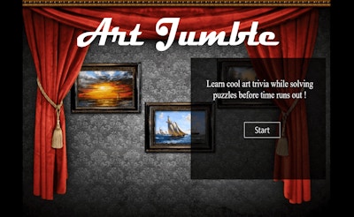 Art Jumble game