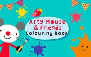 Arty Mouse Coloring Book game cover