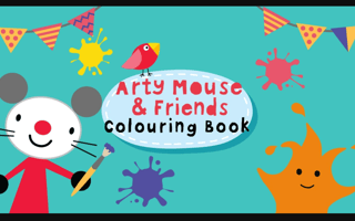 Arty Mouse Coloring Book game cover