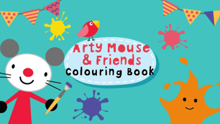 Arty Mouse Coloring Book game cover