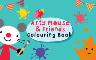 Arty Mouse Coloring Book