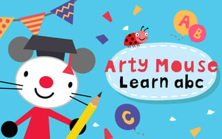 Arty Mouse Learn Abc game cover