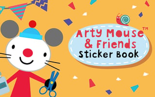 Arty Mouse Sticker Book game cover