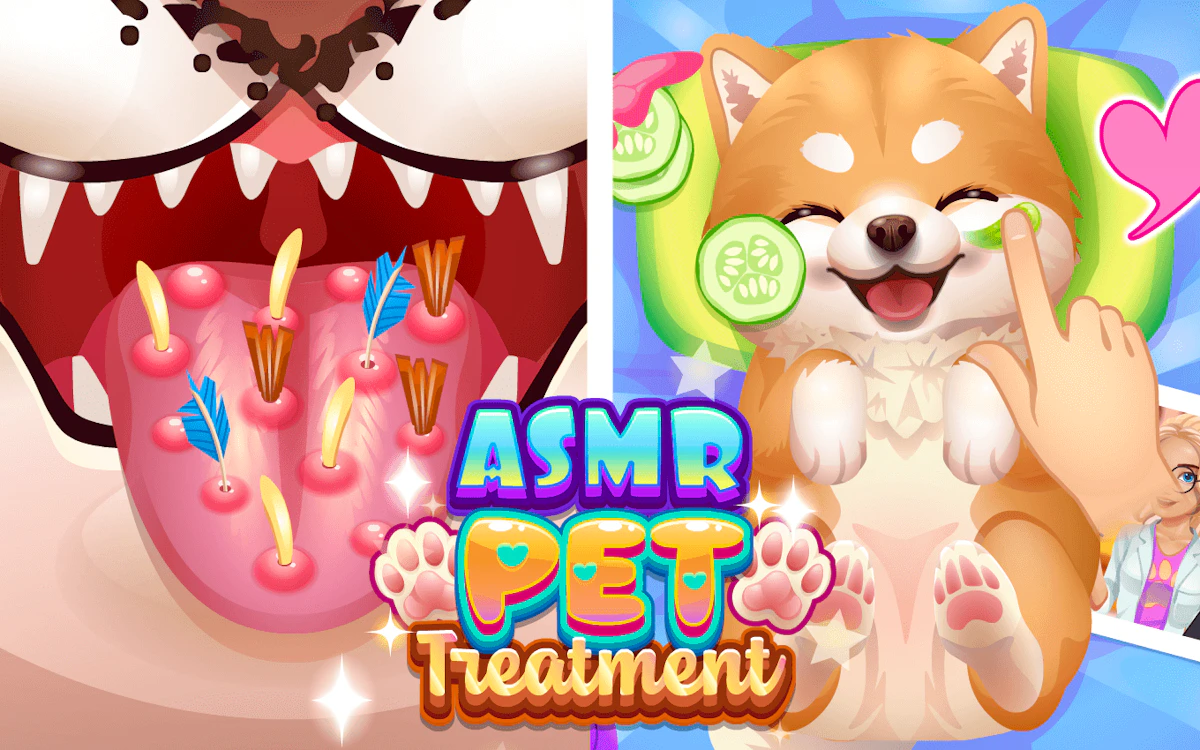 Play ASMR Pet Treatment — free online Games For Girls game