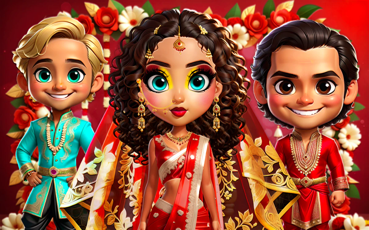 Play Asoka Makeup Indian Bride — free online Makeup game