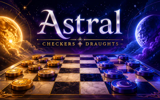 Astral Checkers Draughts