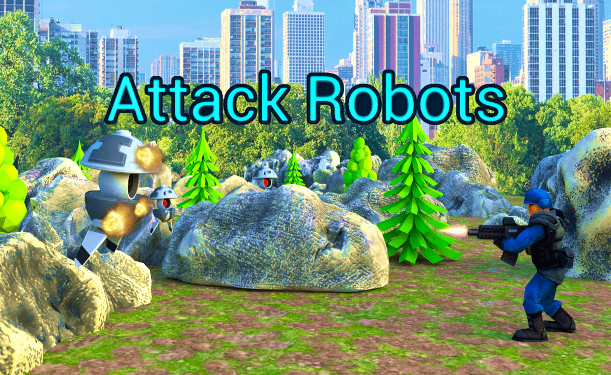 Play Attack Robots — free online Shooter game