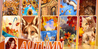 Autumn Coloring Seasons Pages thumbnail