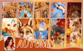 Autumn Coloring Seasons Pages game cover