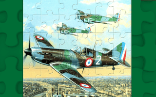 Aviation Art Air Combat Puzzle game cover