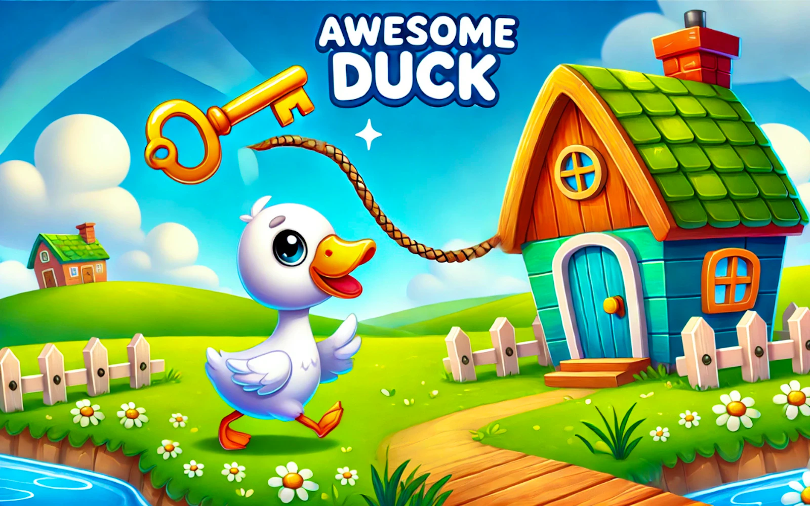 Awesome Duck — free online adventure game on Glaze Games