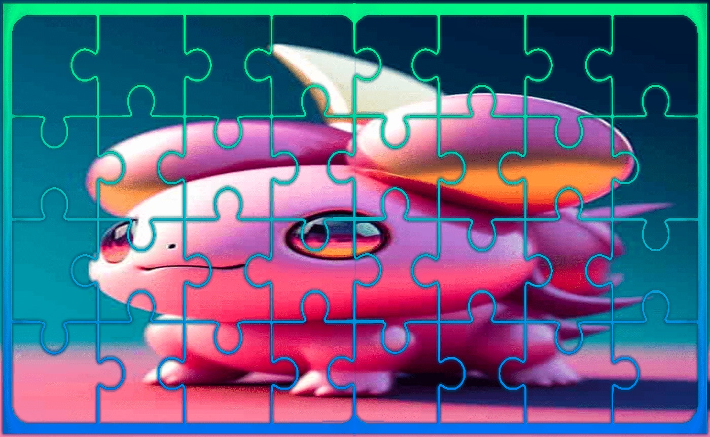 Axolotl Jigsaw Picture Puzzle