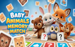 Baby Animals Memory Match