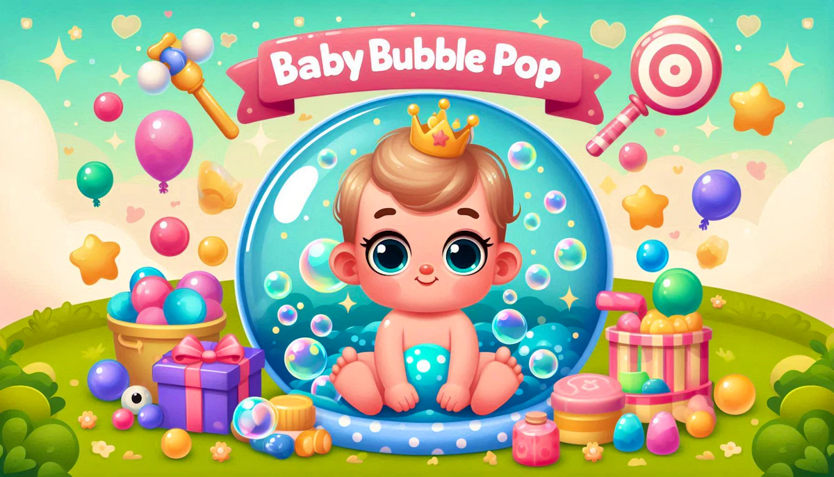 Play Baby Bubble Pop — free online Kids game