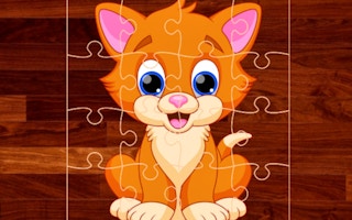 Baby Cat Puzzle Time game cover