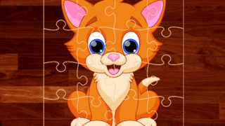 Baby Cat Puzzle Time game cover