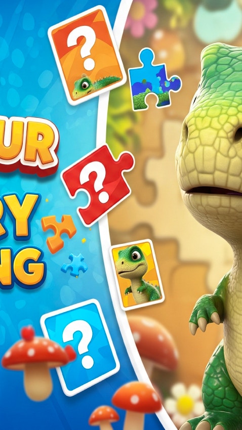 Baby Dinosaur Memory Matching