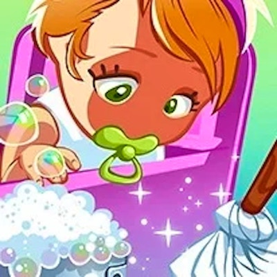 Baby Doll House Cleaning By Gamepix