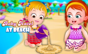 Baby Hazel At Beach game cover