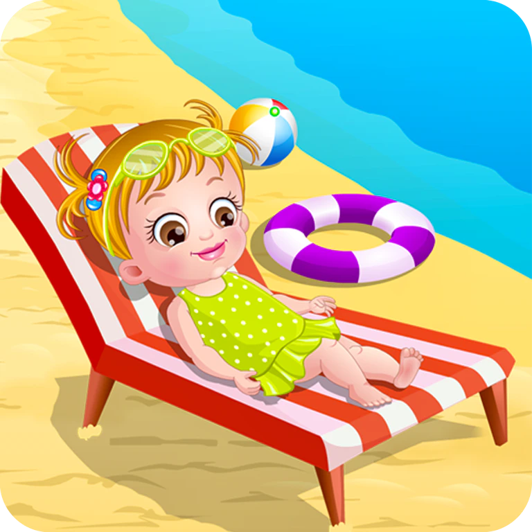 Baby Hazel At Beach