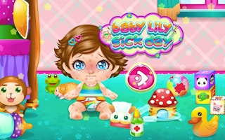 Baby Lily Sick Day game cover