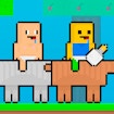 Baby Noob vs Baby Obby Horse Icon