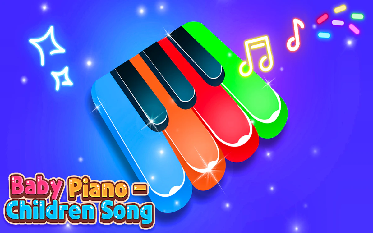 Play Baby Piano Children Song — free online Educational game