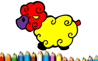 Baby Sheep Coloring Book game cover