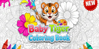 Baby Tiger Coloring Book thumbnail
