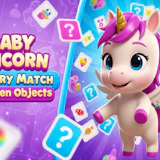 Baby Unicorn Memory Match & Hidden Objects