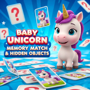Baby Unicorn Memory Match & Hidden Objects Thumbnail