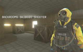 Backrooms Skibidi Shooter game cover