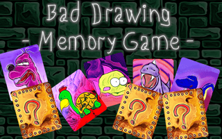 Juega gratis a Bad Drawings Memory Game