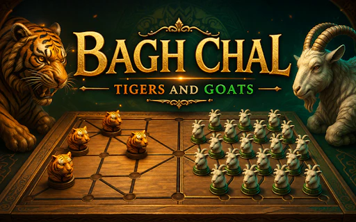 Bagh Chal Tigers and Goats