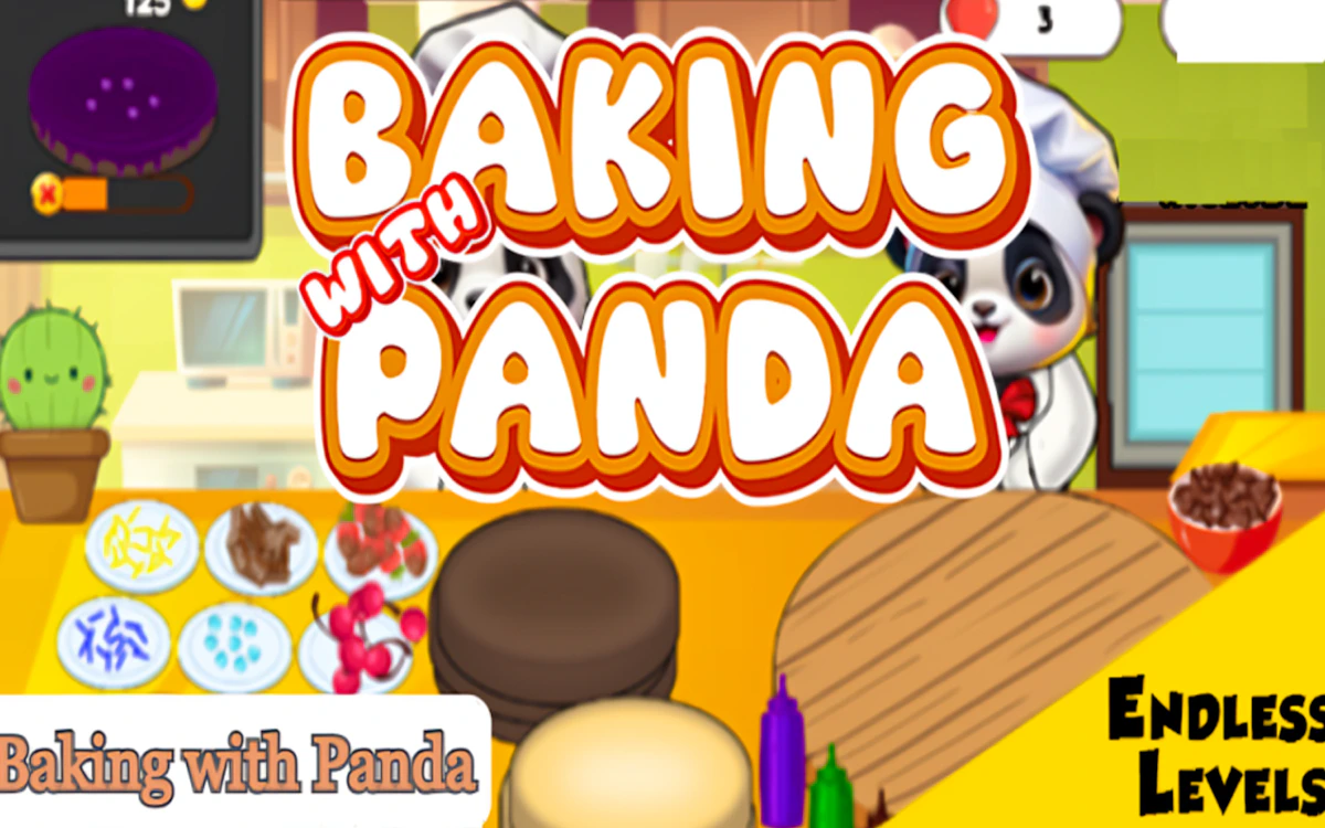 Play Baking with Panda — free online Cooking game
