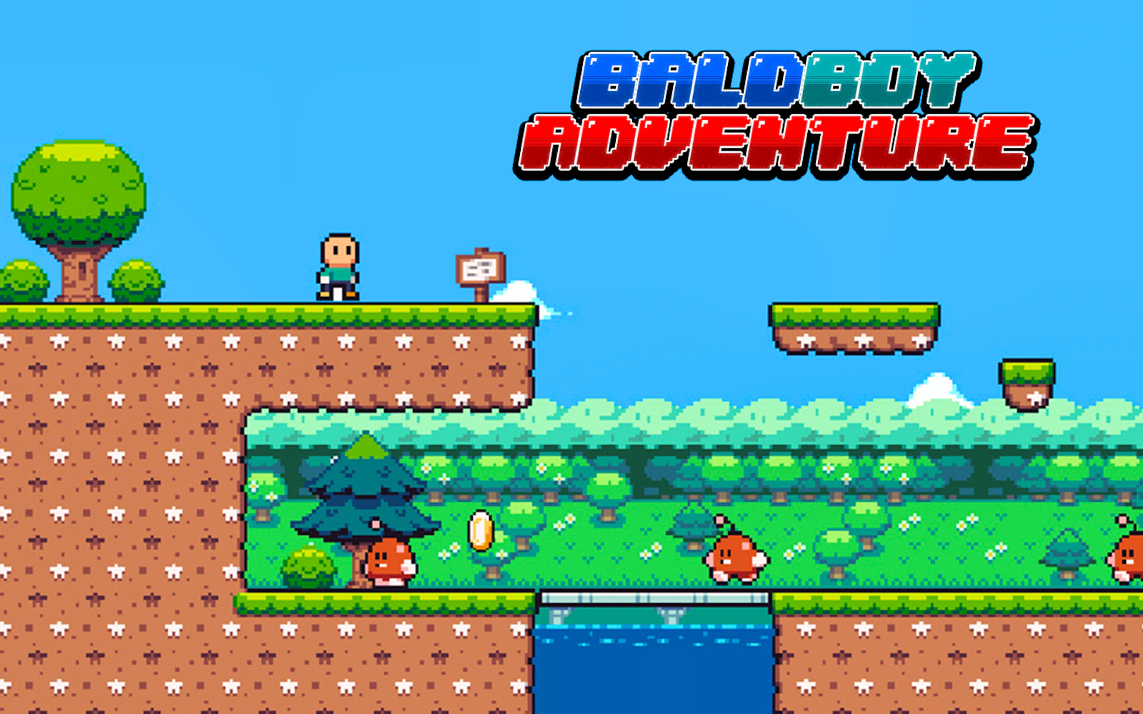 Bald Boy Adventure — free online arcade game on Glaze Games