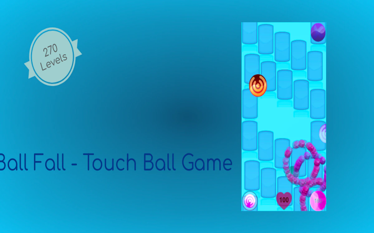 Play Slaky Ball - Touch Ball Game — free online Arcade game