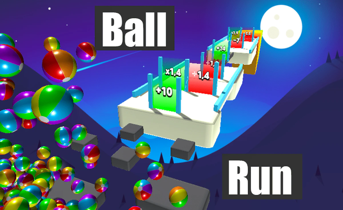 Play Ball Run 3D — free online Arcade game