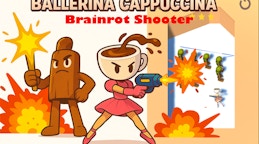 Ballerina Cappuccina Brainrot Shooter